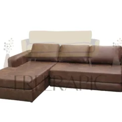 L-shaped sofa: leather recliner L-shaped sectional sofa in Mississippi